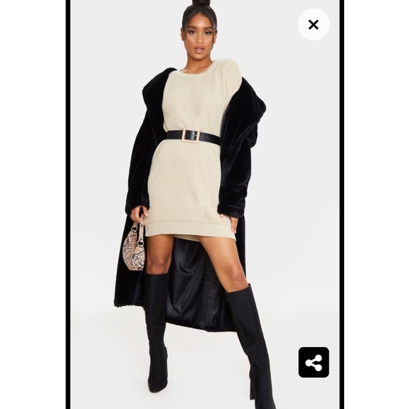 Hollister Cable Knit CrewNeck Sweater Dress Size Small - Picture 10 of 15